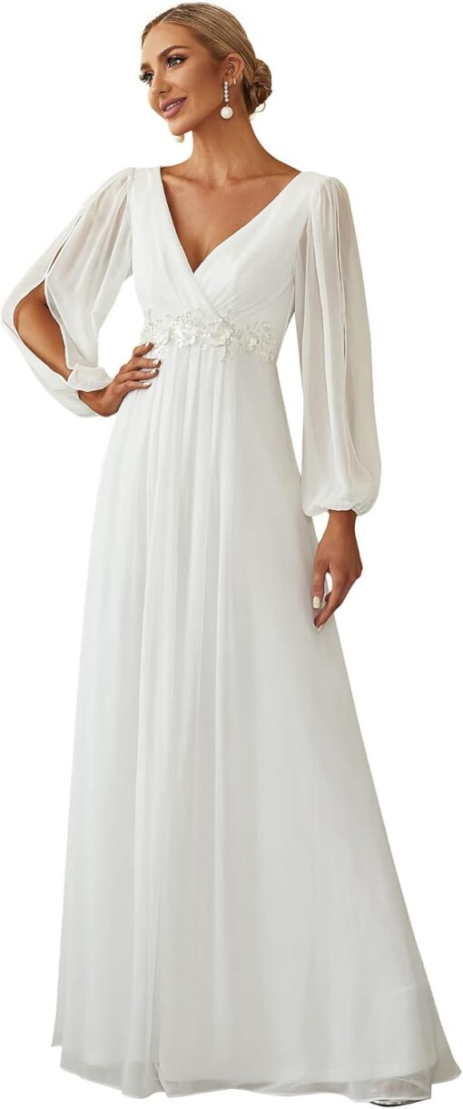 Robe De Cocktail Blanche Grande Taille – Image 2
