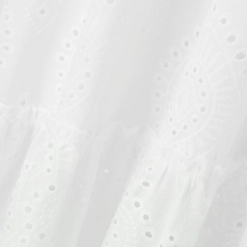 Robe Blanche Courte Grande Taille – Image 6