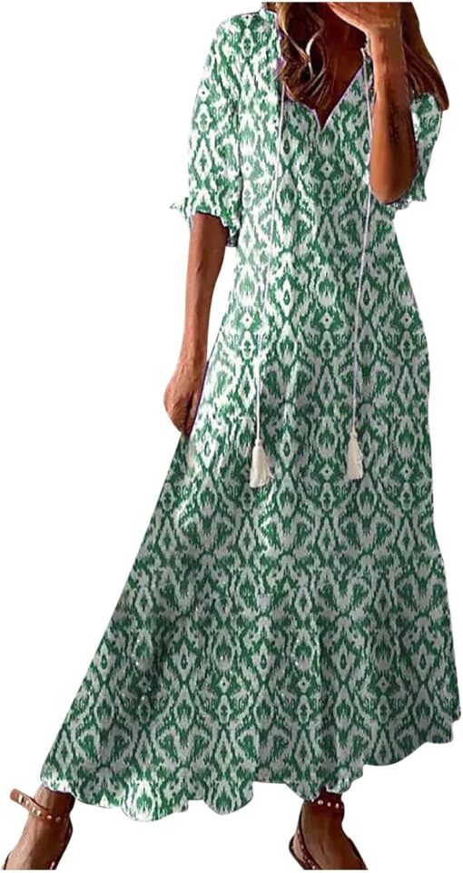 Robe Noir Et Blanche Longue – Image 2