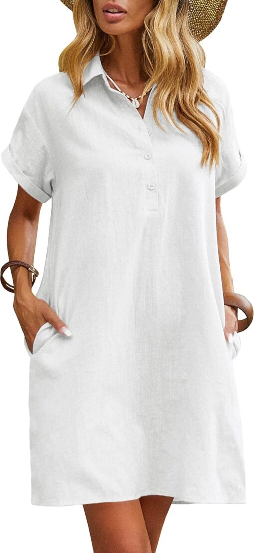 Robe Blanche Femme – Image 2