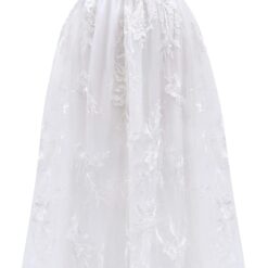 Longue Robe Blanche Dentelle image 16 | Soirée Blanche Longue Robe Blanche Dentelle image 15 | Soirée Blanche