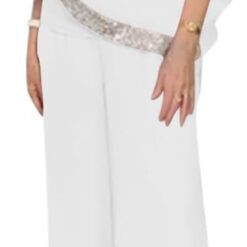 Costume de Soirée Complexe à Ruches image 5 | Soirée Blanche