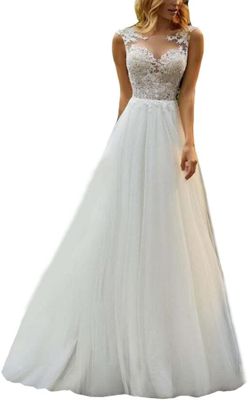Robe De Mariée Femme Ronde Grande Taille – Image 2