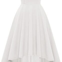 Robe Longue Cocktail Blanche image 8 | Soirée Blanche