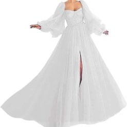 Robe De Mariée Longue Traîne image 5 | Soirée Blanche