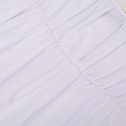 Robe Blanche Longue Avec Manche – Image 8