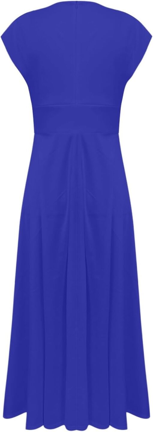 Robe Patineuse Blanche Manche Longue – Image 5