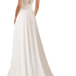 Robe De Mariée Bohème Manche Longue image 9 | Soirée Blanche Robe De Mariée Bohème Manche Longue image 8 | Soirée Blanche