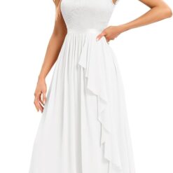 Robe De Soirée Longue Blanche image 10 | Soirée Blanche