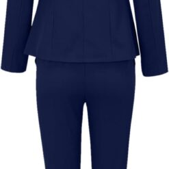 Tailleur Slim Fit Femme 2 Pièces Classique image 19 | Soirée Blanche Tailleur Slim Fit Femme 2 Pièces Classique image 18 | Soirée Blanche