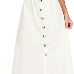 Robe Blanche Mi Longue image 11 | Soirée Blanche