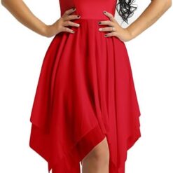 Robe De Cocktail Rouge Et Blanche image 14 | Soirée Blanche Robe De Cocktail Rouge Et Blanche image 13 | Soirée Blanche