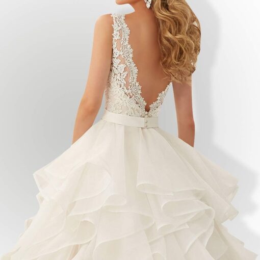 Robe De Mariée Princesse Bohème Blanche – Image 6
