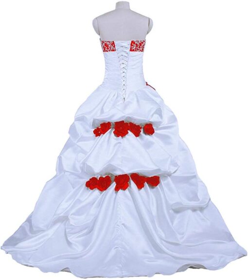 Robe De Mariée Musulmane Blanche – Image 3