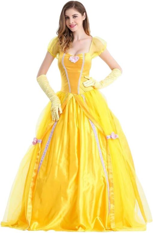 Robe De Mariée Princesse Avec Sequins Col Cœur Illusion – Image 4