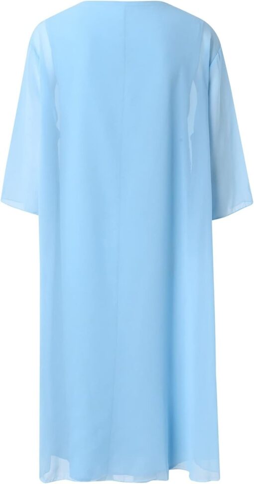 Robe De Soirée Noire Et Blanche Grande Taille – Image 6