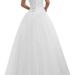 Robe de Mariée Princesse à Manches Longues et dentelle florale image 8 | Soirée Blanche