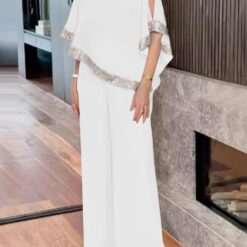 Costume de Soirée Complexe à Ruches image 7 | Soirée Blanche