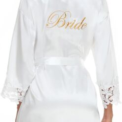 Robe de mariée à bretelles dentelle fine image 9 | Soirée Blanche