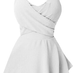 Robe Courte Blanche En Dentelle Sans Manche image 14 | Soirée Blanche Robe Courte Blanche En Dentelle Sans Manche image 13 | Soirée Blanche