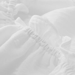 Robe Éclatante en Volant avec Shorts Intégrés image 27 | Soirée Blanche