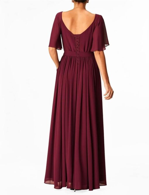 Robe De Mariée Blanche Fleurie – Image 4