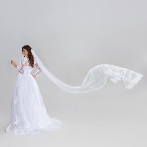 Robe De Mariée Bohème Blanche – Image 4