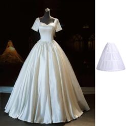 Robe De Mariée Princesse Manches Longues Blanche image 15 | Soirée Blanche Robe De Mariée Princesse Manches Longues Blanche image 14 | Soirée Blanche