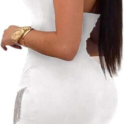 Robe Éphémère Asymétrique image 11 | Soirée Blanche