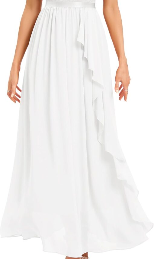 Robe De Soirée Longue Blanche – Image 7