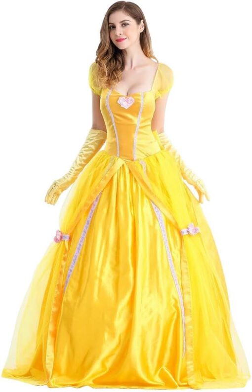 Robe De Mariée Princesse Avec Sequins Col Cœur Illusion – Image 2