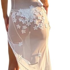 Robe Cocktail Blanche Longue image 19 | Soirée Blanche