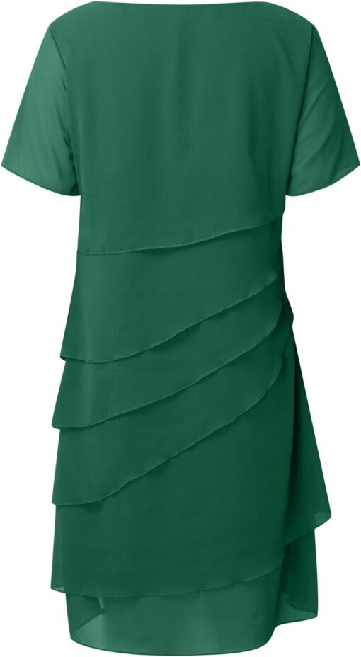 Robe Blanche Courte Devant Et Longue Derrière – Image 4
