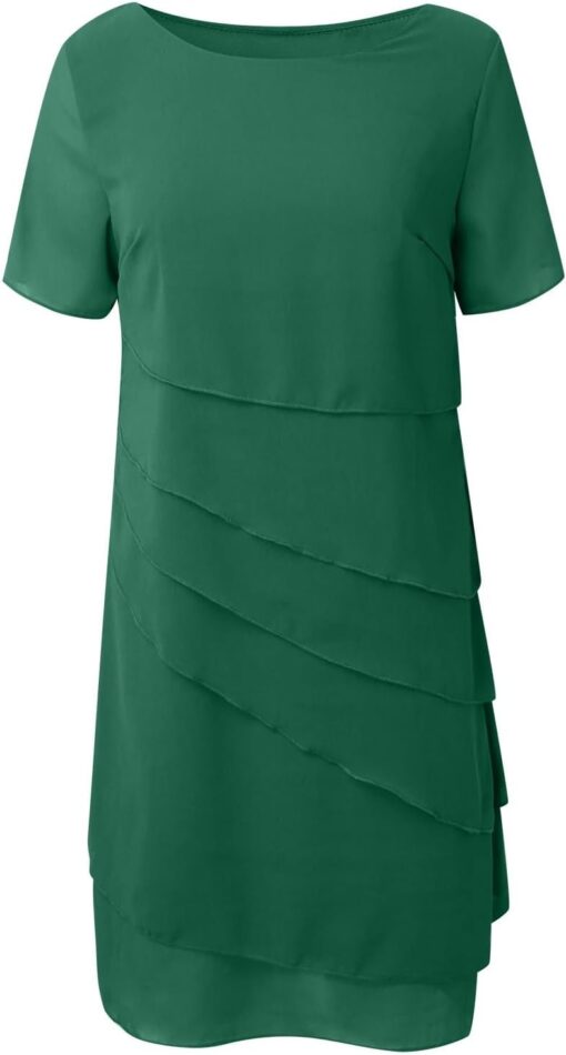 Robe Blanche Courte Devant Et Longue Derrière – Image 3