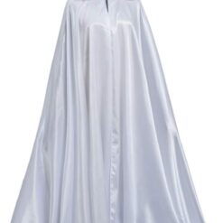 Robe Cape Longue Blanche image 8 | Soirée Blanche