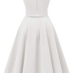 Robe Blanche Cocktail Mariage image 16 | Soirée Blanche