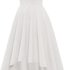 Robe Longue Cocktail Blanche image 12 | Soirée Blanche