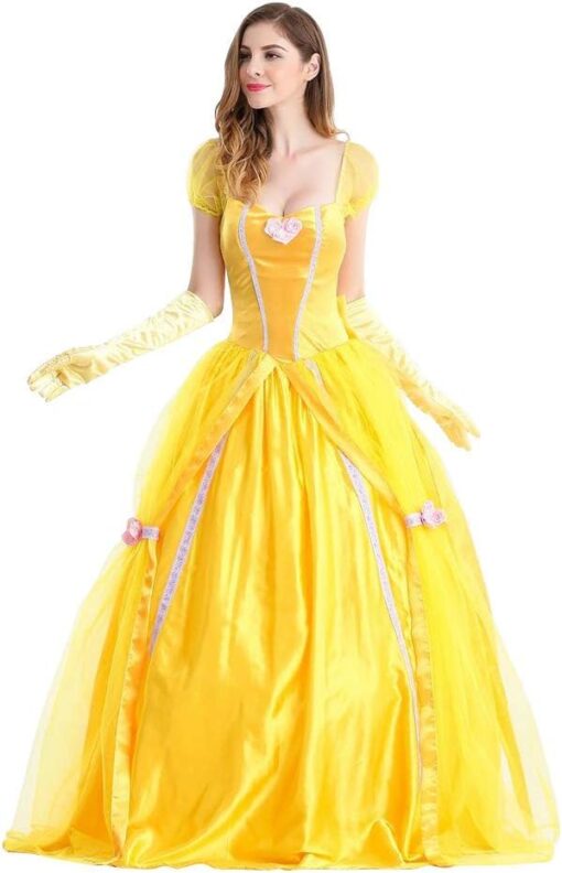 Robe De Mariée Princesse Avec Sequins Col Cœur Illusion – Image 5