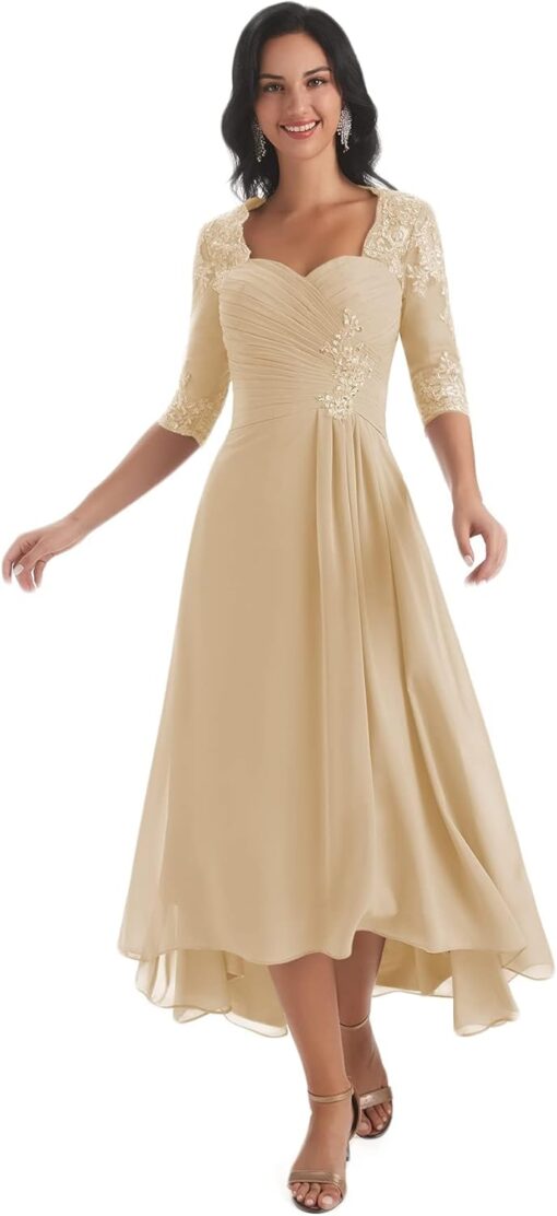 Robe De Mariée Blanche Avec Traîne – Image 2
