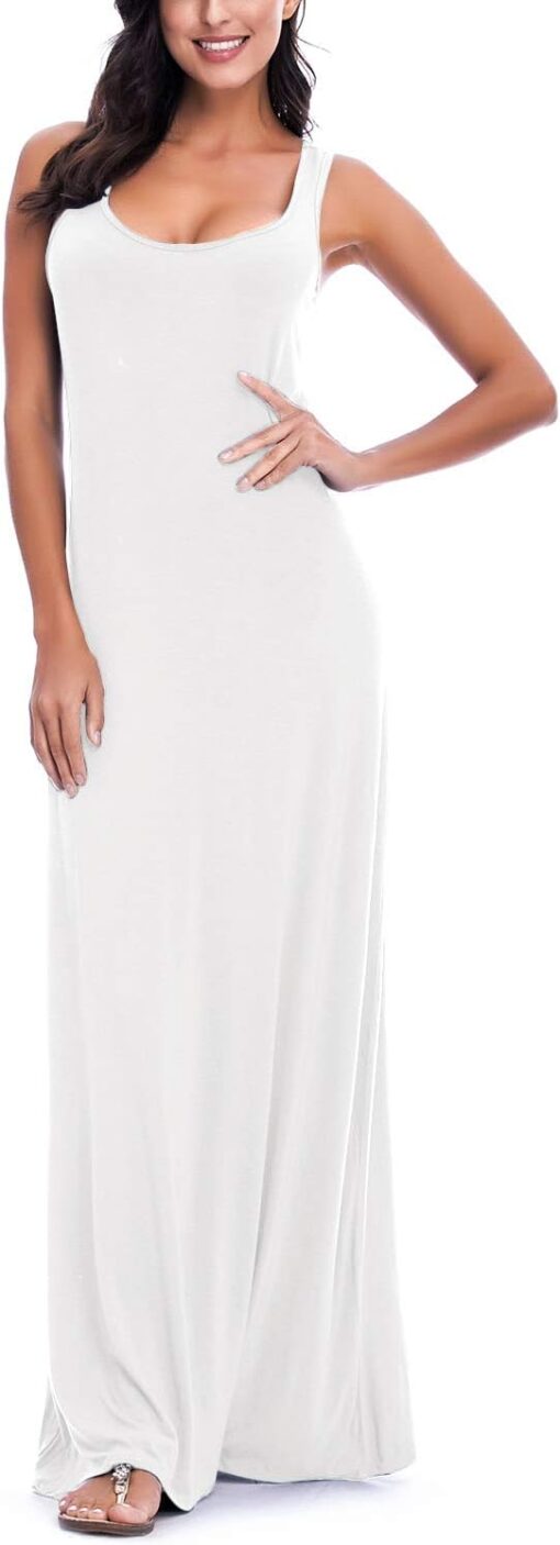 Robe Longue Blanche Été – Image 4