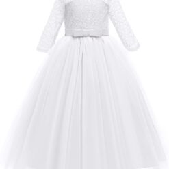 Robe de mariée princesse rose nude à encolure carrée image 15 | Soirée Blanche