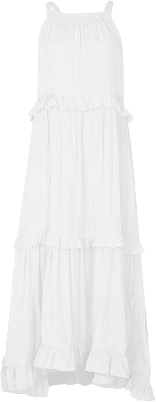 Maxi Robe Blanche Boheme – Image 5