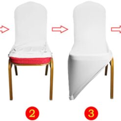 Robe De Mariée Fendue A Col Montant Dentellé image 22 | Soirée Blanche Robe De Mariée Fendue A Col Montant Dentellé image 21 | Soirée Blanche