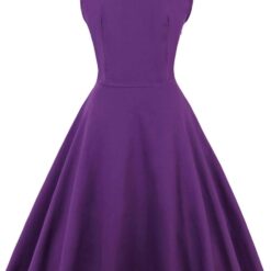 Robe De Cocktail Violette Et Blanche image 11 | Soirée Blanche
