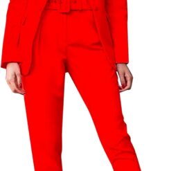 Costume Femme Élégant Solide image 7 | Soirée Blanche