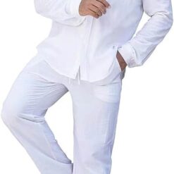 Combinaison de plage respirante en deux pièces pour hommes image 6 | Soirée Blanche