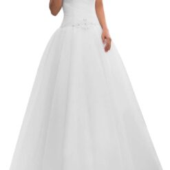 Robe de Mariée Princesse à Manches Longues et dentelle florale image 6 | Soirée Blanche