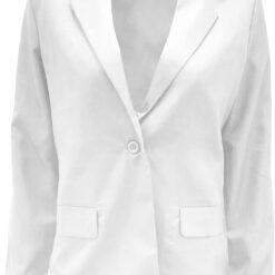 Veste de Bureau Simple pour Femmes image 15 | Soirée Blanche Veste de Bureau Simple pour Femmes image 14 | Soirée Blanche