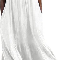 Robe Blanche Boheme Grande Taille image 5 | Soirée Blanche