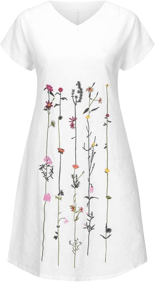 Robe Blanche Été – Image 7